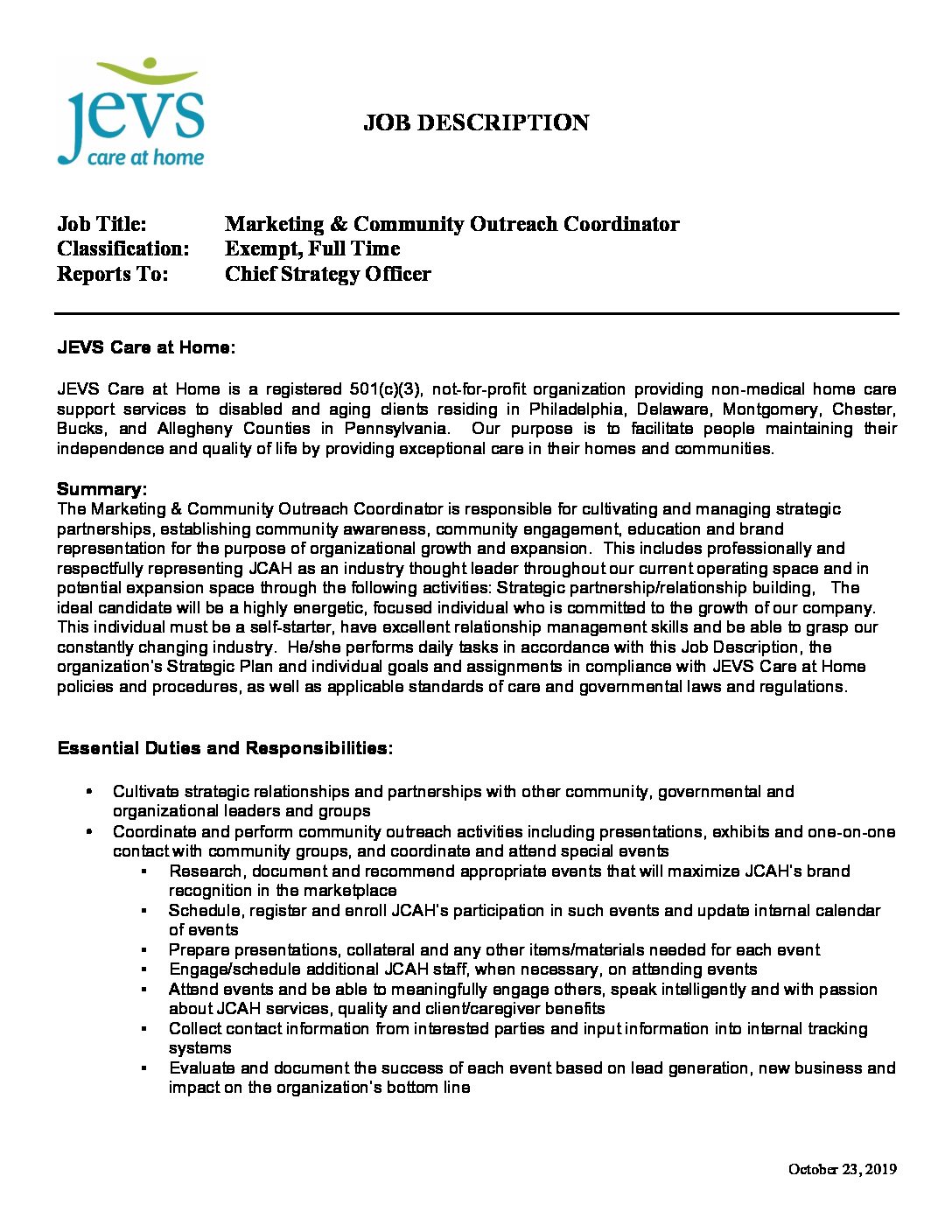 Marketing-Community-Outreach-Coordinator - JEVS Care at Home